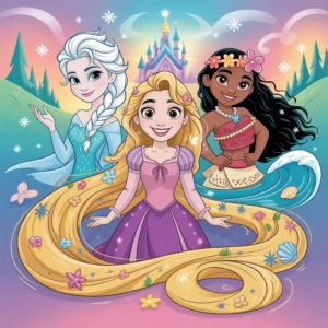 Disney Princezny Omalovánky