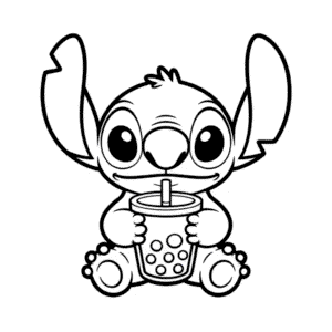 Stitch s Bobou Omalovánka
