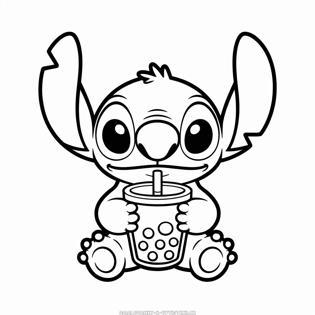 Stitch s Bobou Omalovánka