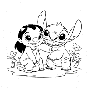 Disney Lilo a Stitch Omalovánka