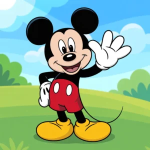 Myšák Mickey Omalovánky