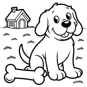 Clifford, Velký Červený Pes Omalovánka
