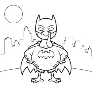 Batman Krocan Omalovánka