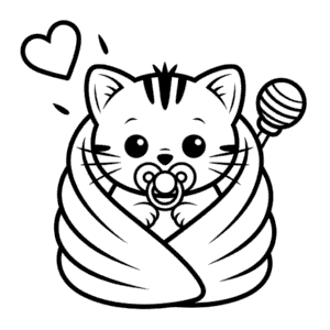 Koťátko Omalovánka