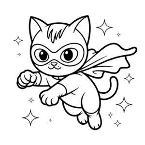 Marvel Černá Kočka Omalovánka