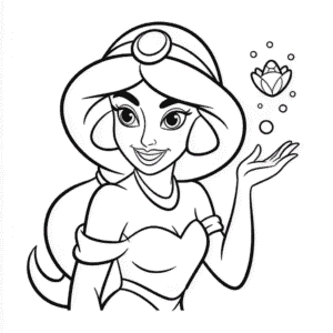 Disney Jasmína Omalovánka