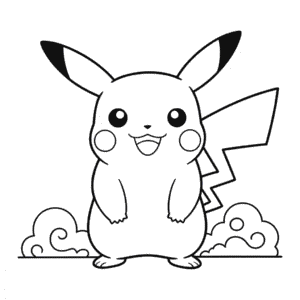 Gigantamax Pikachu Omalovánka