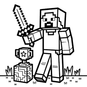 Nejlepší Minecraft Omalovánka