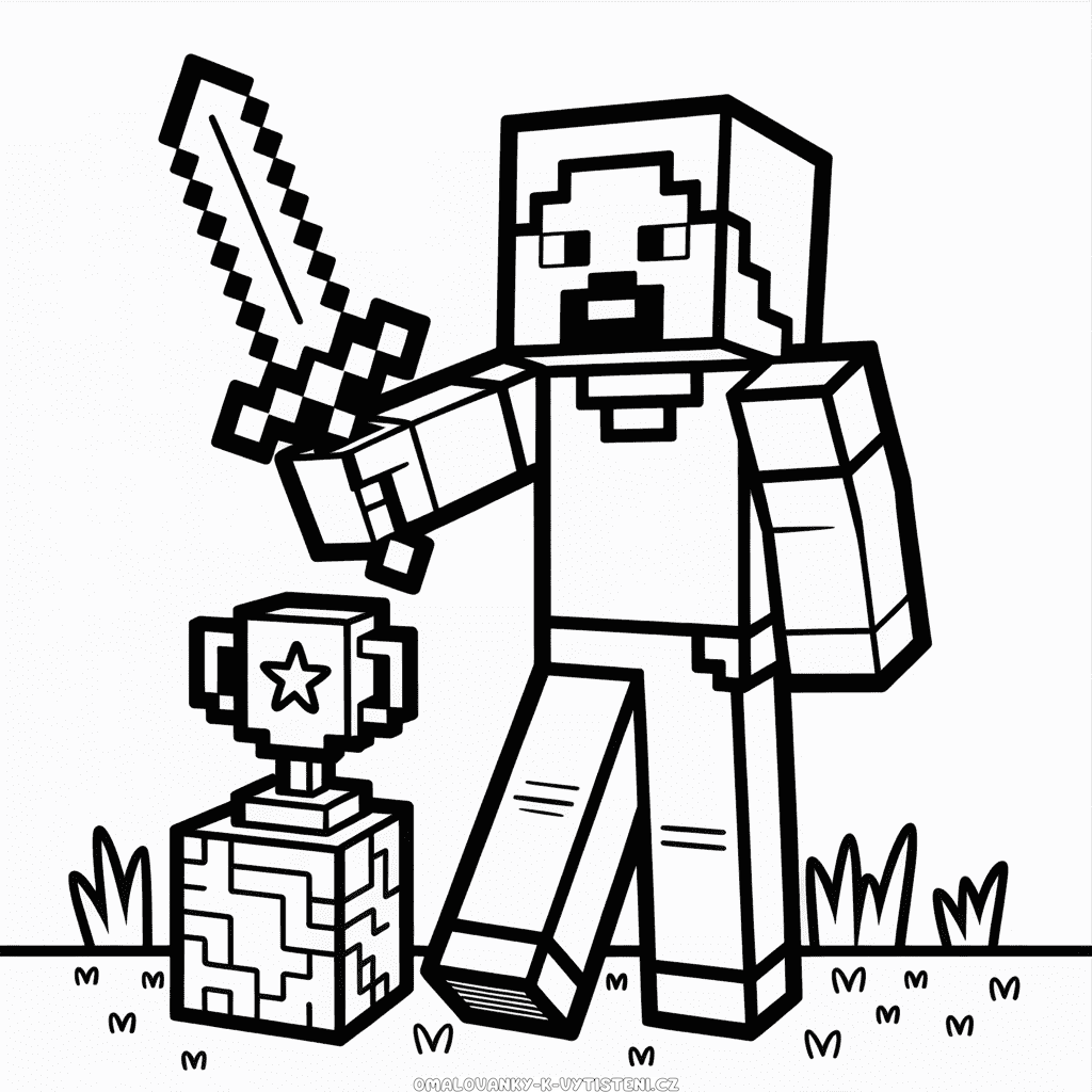 Nejlepší Minecraft Omalovánka