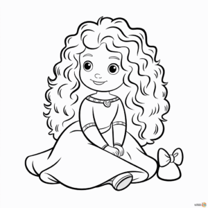 Roztomilé Disney princezny Omalovánka