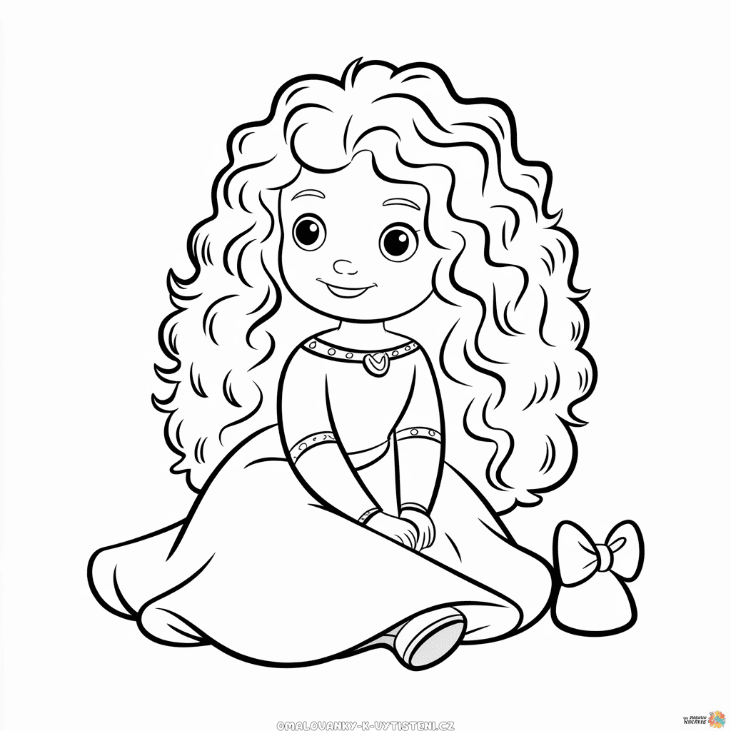 Roztomilé Disney princezny Omalovánka