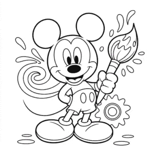 Epický Mickey Omalovánka